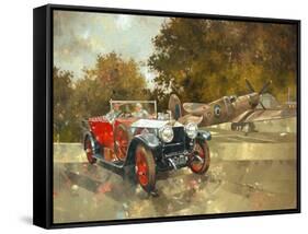 Ghost and Spitfire-Peter Miller-Framed Stretched Canvas