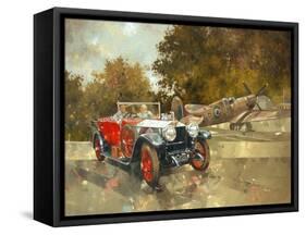 Ghost and Spitfire-Peter Miller-Framed Stretched Canvas