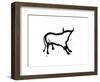 Ghost Bull-Rosa Mesa-Framed Art Print