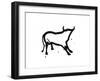 Ghost Bull-Rosa Mesa-Framed Art Print