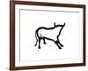 Ghost Bull-Rosa Mesa-Framed Art Print