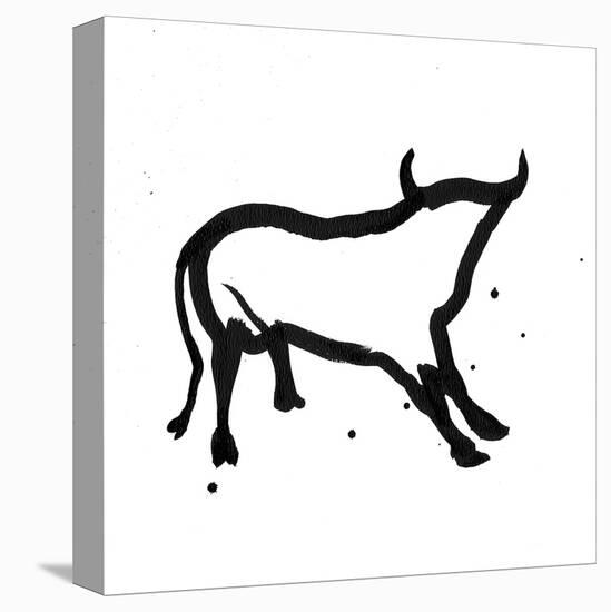 Ghost Bull-Rosa Mesa-Stretched Canvas