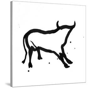 Ghost Bull-Rosa Mesa-Stretched Canvas