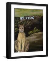 Ghost Cat-Leah Saulnier-Framed Giclee Print