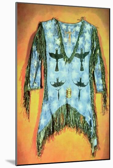 'Ghost Dance' Dress, Arapaho Tribe (Buckskin)-American-Mounted Giclee Print