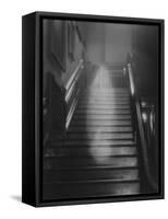 Ghost Descending the Staircase at Raynham Hall, Norfolk, England-null-Framed Stretched Canvas