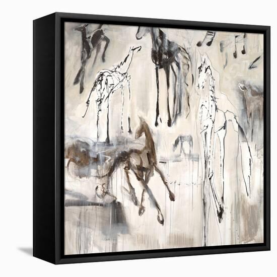 Ghost Horse Sonata-Jodi Maas-Framed Stretched Canvas