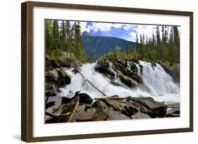 Ghost Lake Waterfall on the Matthew River in the Cariboo Mountains of B.C-Richard Wright-Framed Photographic Print