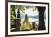 Ghost Of Castle Vezio, Lake Como, Italy-George Oze-Framed Photographic Print