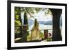 Ghost Of Castle Vezio, Lake Como, Italy-George Oze-Framed Photographic Print