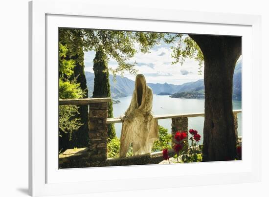 Ghost Of Castle Vezio, Lake Como, Italy-George Oze-Framed Photographic Print