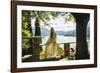 Ghost Of Castle Vezio, Lake Como, Italy-George Oze-Framed Photographic Print