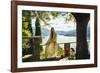 Ghost Of Castle Vezio, Lake Como, Italy-George Oze-Framed Photographic Print