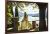 Ghost Of Castle Vezio, Lake Como, Italy-George Oze-Framed Photographic Print