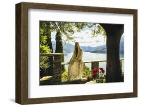 Ghost Of Castle Vezio, Lake Como, Italy-George Oze-Framed Photographic Print