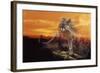 Ghost of the Badlands-Gordon Semmens-Framed Giclee Print