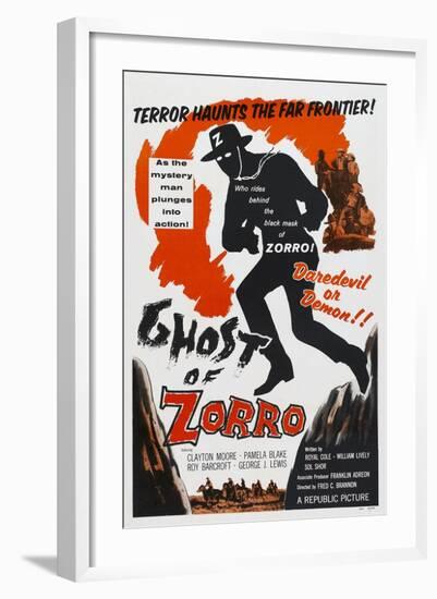 Ghost of Zorro-null-Framed Art Print