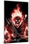 Ghost Rider No.1 Cover: Ghost Rider Flaming-Adam Kubert-Mounted Poster