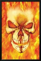 Ghost Rider No.15 Headshot: Ghost Rider-Mark Texeira-Lamina Framed Poster