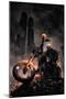 Ghost Rider No.6 Cover: Ghost Rider-Clayton Crain-Mounted Poster