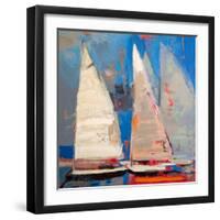 Ghost Sailing-Beth A. Forst-Framed Art Print