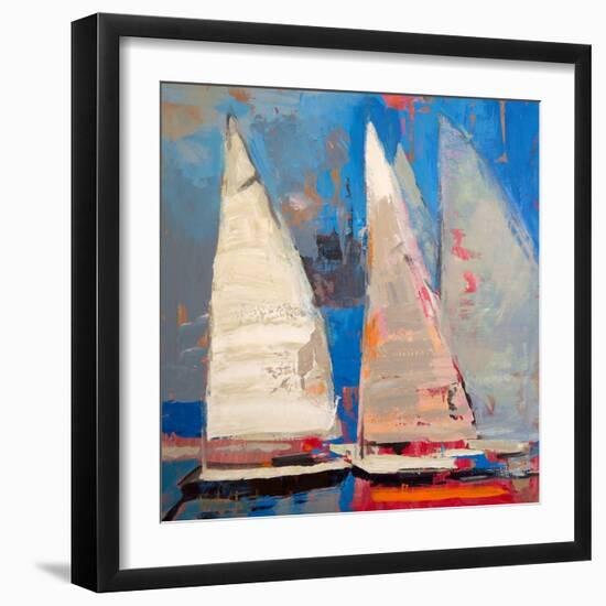 Ghost Sailing-Beth A. Forst-Framed Art Print