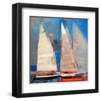 Ghost Sailing-Beth A. Forst-Framed Art Print