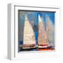 Ghost Sailing-Beth A. Forst-Framed Art Print