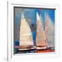 Ghost Sailing-Beth A. Forst-Framed Art Print