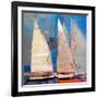 Ghost Sailing-Beth A. Forst-Framed Art Print