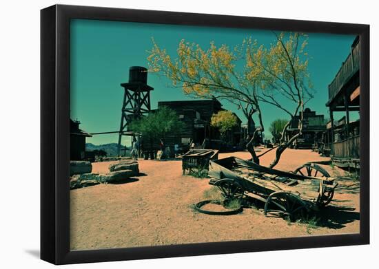 Ghost Town in Scottsdale Arizona-null-Framed Poster