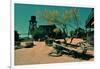 Ghost Town in Scottsdale Arizona-null-Framed Photo