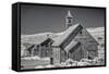 Ghost town of Bodie on the eastern Sierras. California, USA-Jerry Ginsberg-Framed Stretched Canvas