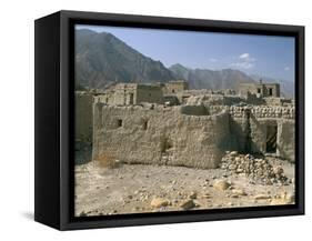 Ghost Town of Izki, Near Nizwa, Sultanate of Oman, Middle East-Bruno Barbier-Framed Stretched Canvas