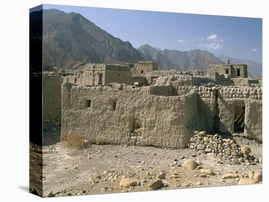 Ghost Town of Izki, Near Nizwa, Sultanate of Oman, Middle East-Bruno Barbier-Stretched Canvas