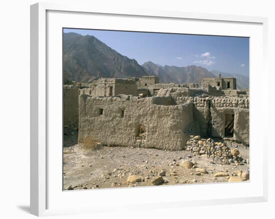 Ghost Town of Izki, Near Nizwa, Sultanate of Oman, Middle East-Bruno Barbier-Framed Photographic Print