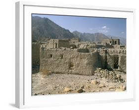 Ghost Town of Izki, Near Nizwa, Sultanate of Oman, Middle East-Bruno Barbier-Framed Photographic Print