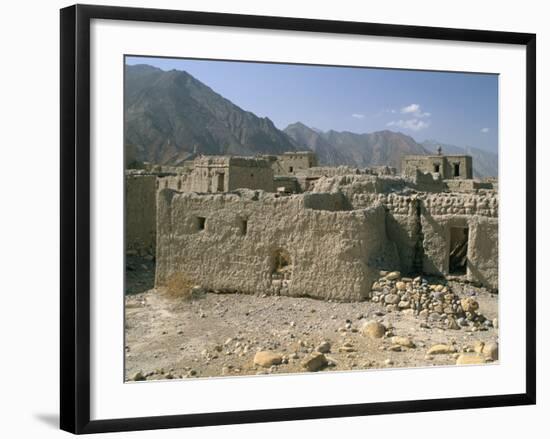 Ghost Town of Izki, Near Nizwa, Sultanate of Oman, Middle East-Bruno Barbier-Framed Photographic Print