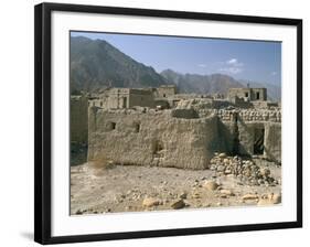 Ghost Town of Izki, Near Nizwa, Sultanate of Oman, Middle East-Bruno Barbier-Framed Photographic Print