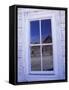 Ghost Town, Old Building with Window Reflection, Bannock, Montana, USA-Darrell Gulin-Framed Stretched Canvas