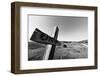 Ghost Town Street Sign, Bodie, California-George Oze-Framed Photographic Print