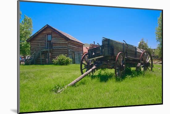 Ghost Town Virginia City Montana-null-Mounted Art Print