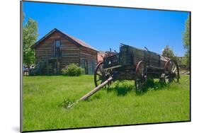 Ghost Town Virginia City Montana-null-Mounted Art Print