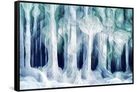 Ghost Trees-Ursula Abresch-Framed Stretched Canvas