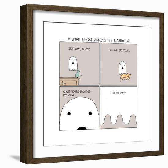 Ghost-Reza Farazmand-Framed Art Print