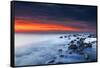 Ghostly sunset-Marco Carmassi-Framed Stretched Canvas