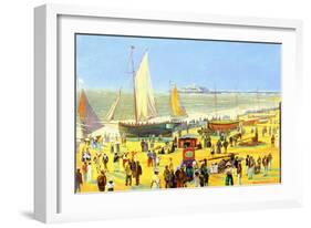 Ghosts on Brighton Beach-Robert Tyndall-Framed Giclee Print