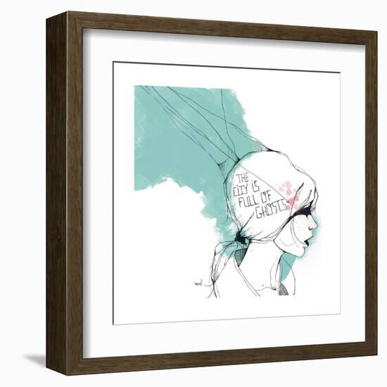 Ghosts-Manuel Rebollo-Framed Art Print