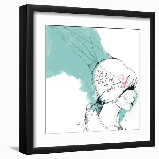 Ghosts-Manuel Rebollo-Framed Art Print