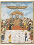 Darbar of Akbar Ii, 1811-15 (Opaque W/C, Gold & Silver on Paper)-Ghulam Murtaza Khan-Giclee Print